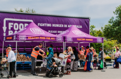 Foodbank Hunger Action of Distributing Foods