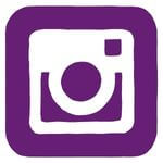 Instagram logo in purple color