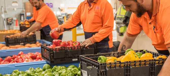 Food Waste: Australian Food Relief Sector preparing veg