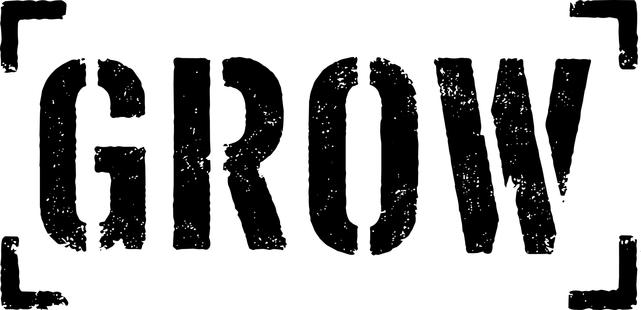Foodbank Victoria GROW program logo MONO
