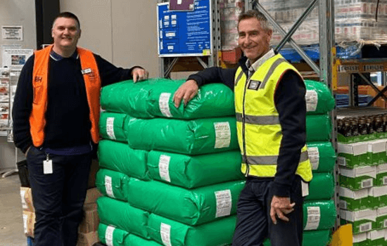 CBH sacks of oats donation