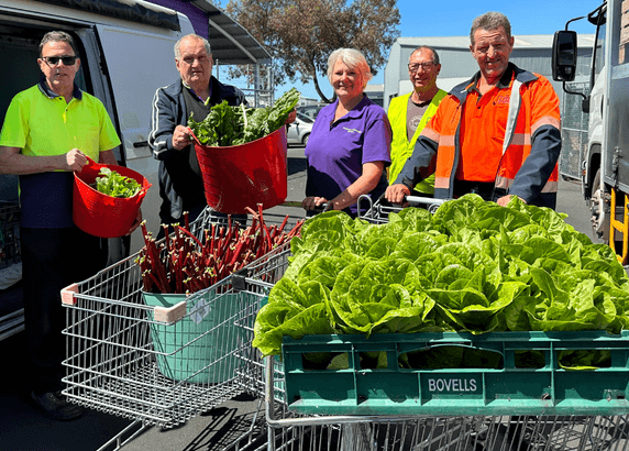 Foodbank WA Regional support from thommos community garden