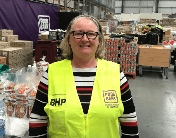 foodbank volunteer gillian