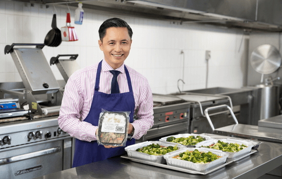 WA Duc Pham Ambassador PBN Ball showing a cooked meal