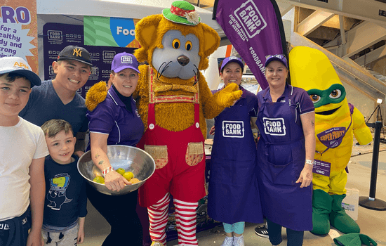 Foodbank WA Volunteers on Telethon Family Festival