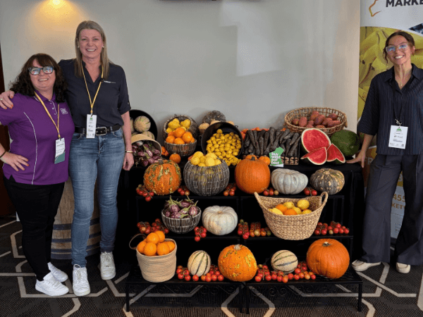 Image of man in kitchen with text overlayed saying 3.4 million households in Australia are food insecure