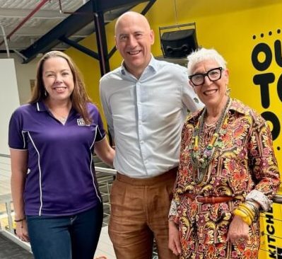 Food Relief CEOs. Brianna Casey Foodbank Australia. Daniel Moorfield SecondBite. Ronni Kahn OzHarvest