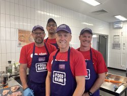 Corporate hands, community hearts 