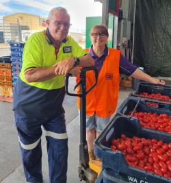 Kurt Papp and Angela Tarbottom_Perth Markets Volunteering