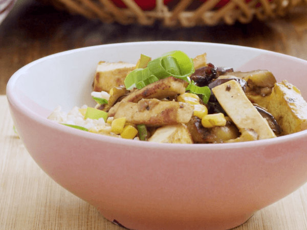 Eggplant Teriyaki Bowl