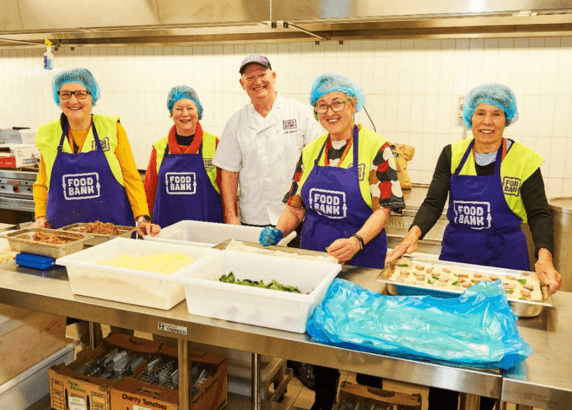 WA Foodbank WA Chef Grant Golden Girls Community Kitchen Food Relief